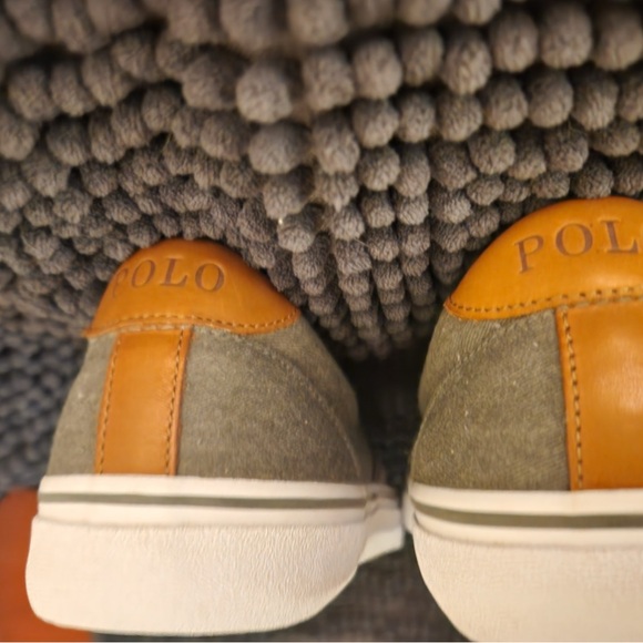 Polo by Ralph Lauren Men\'s Green Slip-On Loafers